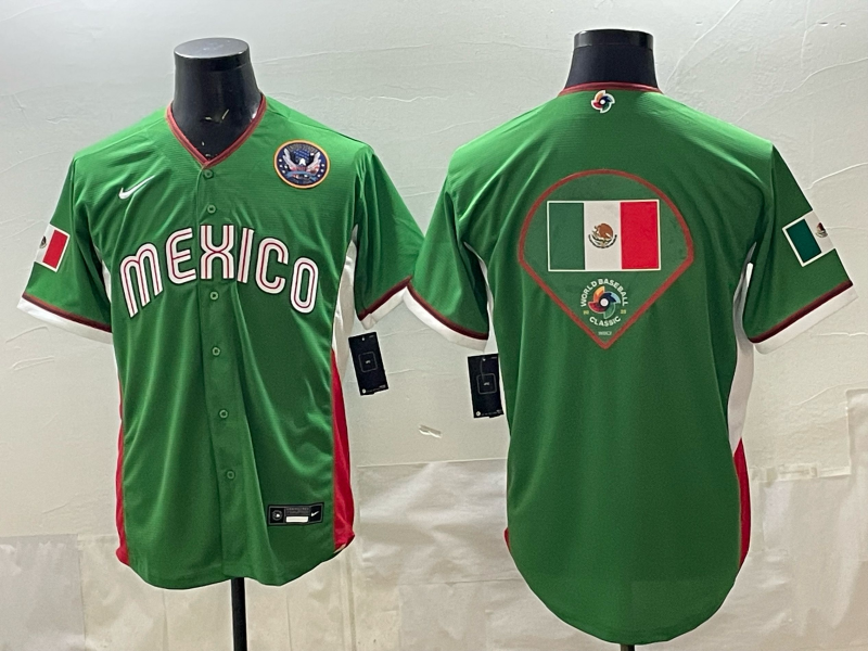 Men 2026 World Cub USA blank green Nike MLB Jersey 0017